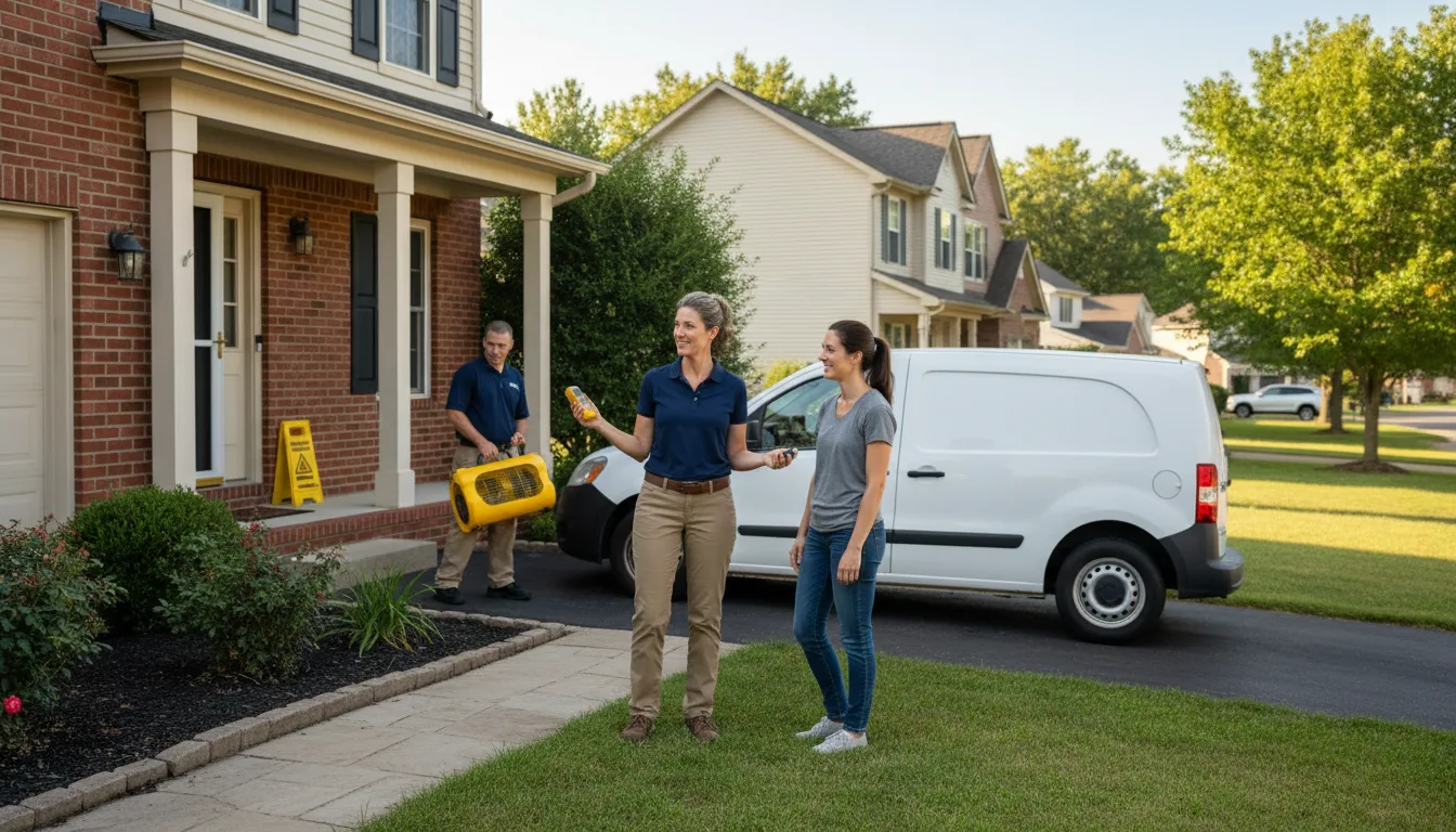 Residential water damage restoration in Glenn Dale, MD